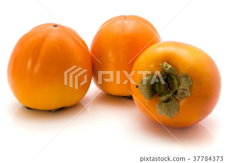 Persimmon sharon isolated on white 37784373