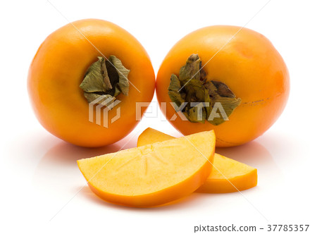 Persimmon sharon isolated on white 37785357