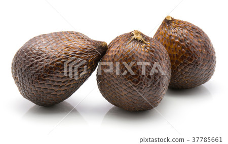 Fresh raw salak isolated on white Fresh raw salak isolated on white 37785661