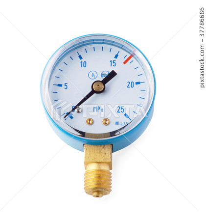 Monometr oxygen isolated on white Monometr oxygen isolated on white 37786686