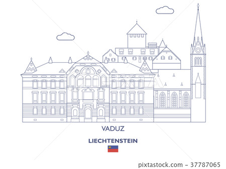 Vaduz City Skyline, Liechtenstein 37787065