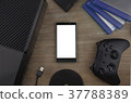 View from the top on smart phone, game console 37788389