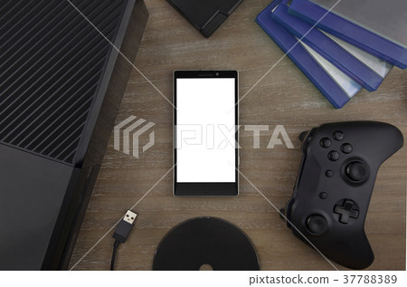 View from the top on smart phone, game console 37788389