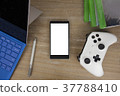 View from the top on smart phone, tablet pc and 37788410