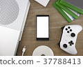 View from the top on smart phone, game console 37788413