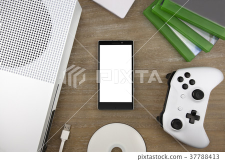 View from the top on smart phone, game console 37788413