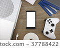 View from the top on smart phone, game console 37788422