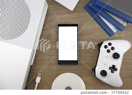 View from the top on smart phone, game console 37788422