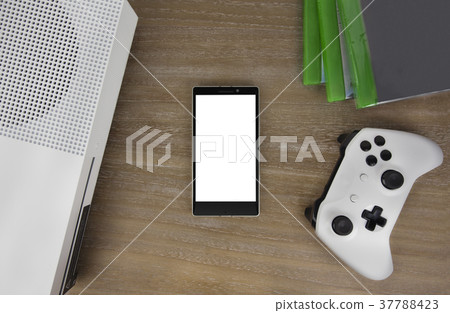 View from the top on smart phone, game console 37788423