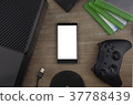 View from the top on smart phone, game console 37788439