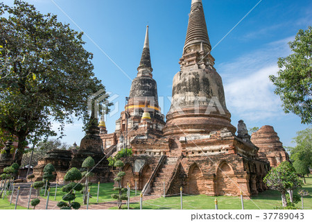 Thailand Ayutthaya Wat Yai Chai Mongkol Thailand Ayutthaya Wat Yai Chai Mongkol 37789043