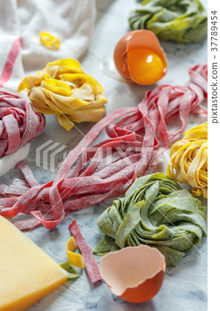 Preparation of a homemade color paste. 37789454