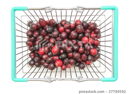 Fresh Cranberry isolated on white Fresh Cranberry isolated on white 37789592