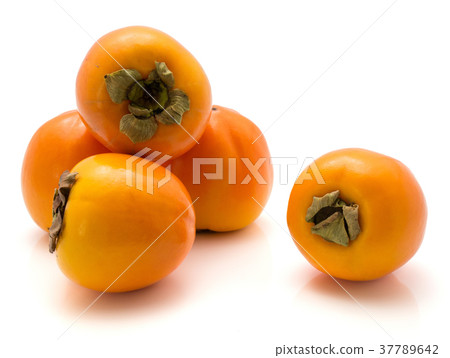 Persimmon sharon isolated on white 37789642