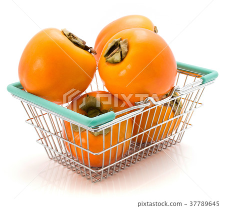 Persimmon sharon isolated on white 37789645