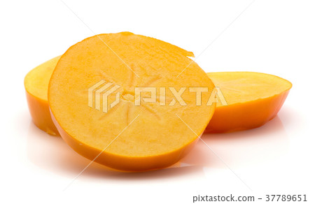Persimmon sharon isolated on white Persimmon sharon isolated on white 37789651