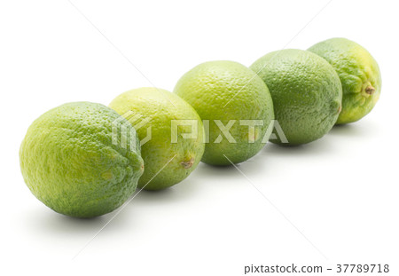 Fresh isolated lime on white Fresh isolated lime on white 37789718