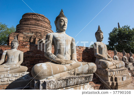 Thailand Ayutthaya Wat Yai Chai Mongkol Thailand Ayutthaya Wat Yai Chai Mongkol 37790108