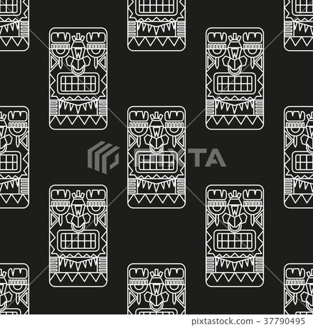 seamless pattern ancient American ornaments seamless pattern ancient American ornaments 37790495