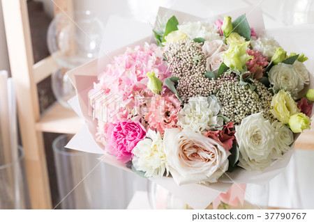 Bouquet in Foamiran paper. A simple bouquet of 37790767