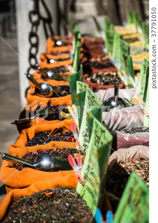 Spices Store at the Oriental Market in Granada, 37791050