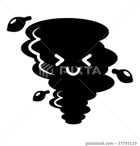 Tornado icon, simple style - Stock Illustration [37793129] - PIXTA