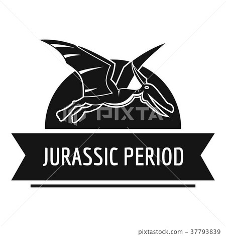 Jurassic cute logo, simple black style Jurassic cute logo, simple black style 37793839