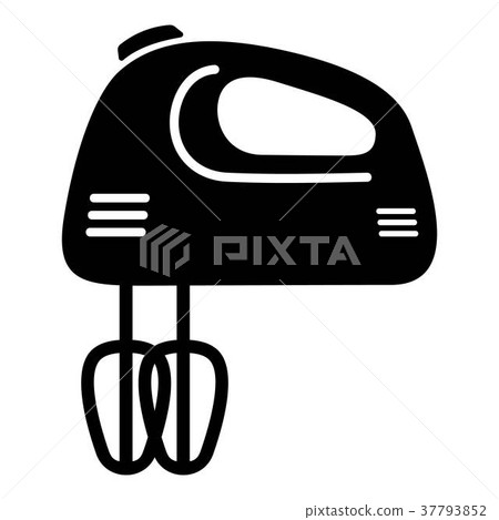 Mixer kitchen icon, simple black style Mixer kitchen icon, simple black style 37793852