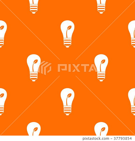 Ecology idea bulb with plant pattern seamless Ecology idea bulb with plant pattern seamless 37793854