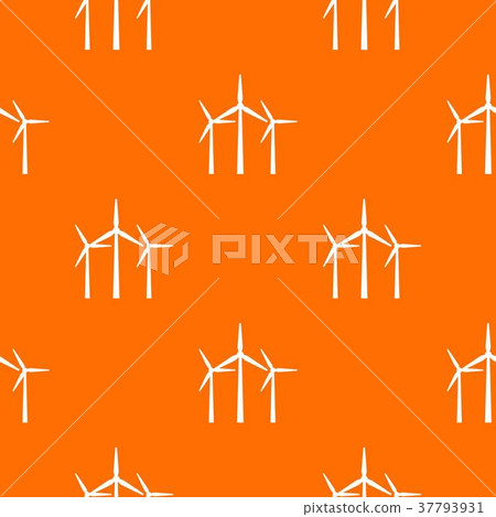 Wind turbines pattern seamless - Stock Illustration [37793931] - PIXTA