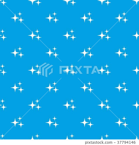 Stars pattern seamless blue 37794146