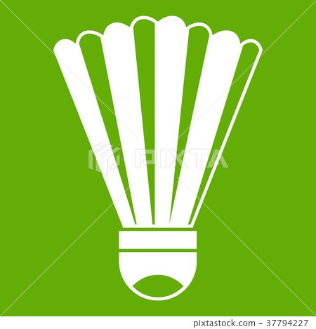 Shuttlecock icon green Shuttlecock icon green 37794227
