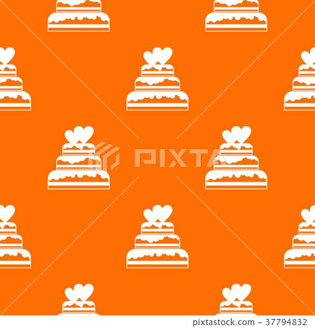 Wedding cake pattern seamless - Stock Illustration [37794832] - PIXTA