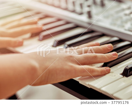 Midi keyboard or electronic piano and playing 37795176