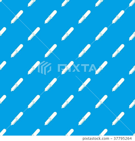 Pipette pattern seamless blue 37795264