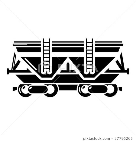 Wagon icon, simple style 37795265