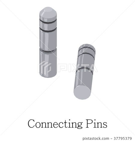 Pin icon, isometric 3d style 37795379