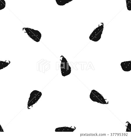 Map of Sri Lanka pattern seamless black Map of Sri Lanka pattern seamless black 37795392