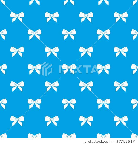 Bow pattern seamless blue Bow pattern seamless blue 37795617