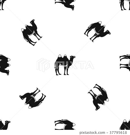 Camel pattern seamless black Camel pattern seamless black 37795618