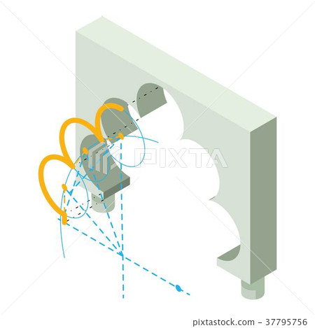 Arch icon, isometric 3d style - Stock Illustration [37795756] - PIXTA