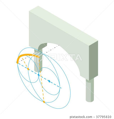 Arch old icon, isometric 3d style 37795810