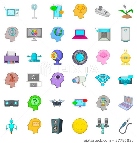Camera icons set, cartoon style Camera icons set, cartoon style 37795853