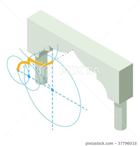 Arch art icon, isometric 3d style - Stock Illustration [37796018] - PIXTA