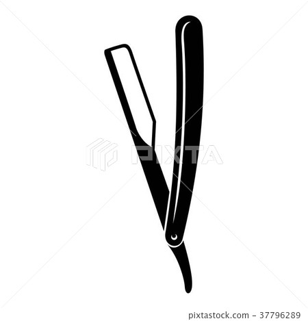 Razor icon, simple style 37796289