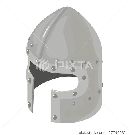 Helmet knight military icon, isometric 3d style 37796681