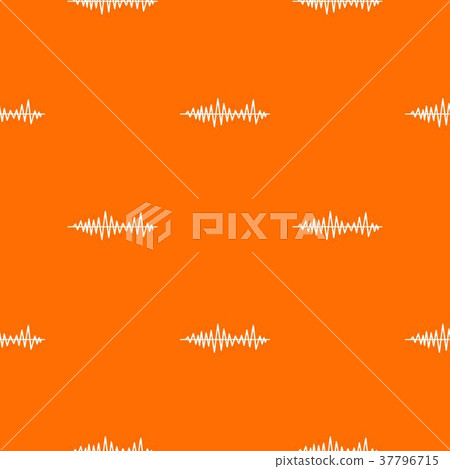 Music sound waves pattern seamless 37796715