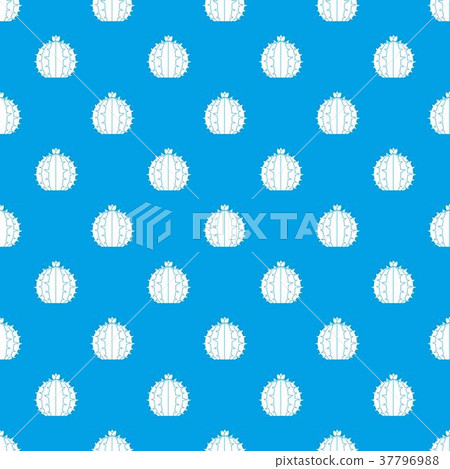 Lophophora cactus pattern seamless blue Lophophora cactus pattern seamless blue 37796988
