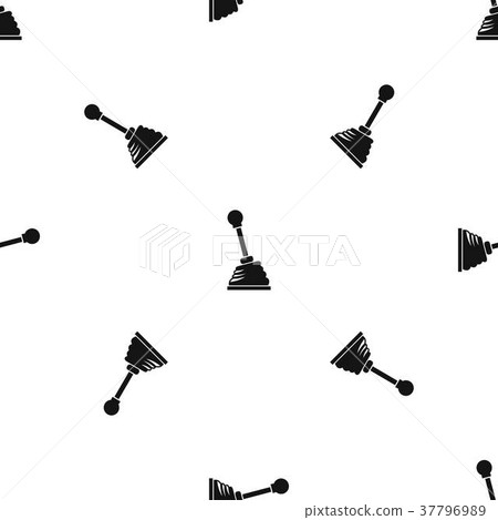 Gear stick pattern seamless black 37796989