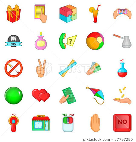 Feedback icons set, cartoon style Feedback icons set, cartoon style 37797290